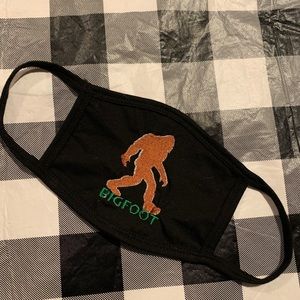 Bigfoot Sasquatch Facemask 2 ply cotton